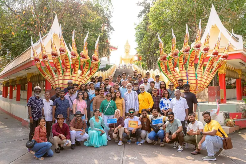 At the temple gate